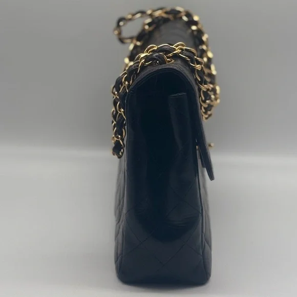 SOLD Chanel Jumbo Single Flap Shoulder Bag with Black Interior Series (96-97) - Picture 6 of 16